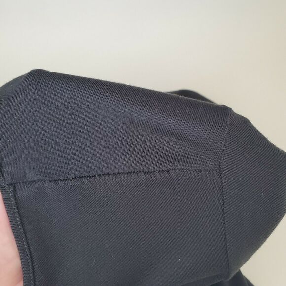 Betabrand Sweatshirt mini Dress M Black  Travel Silk Blend - Picture 11 of 12